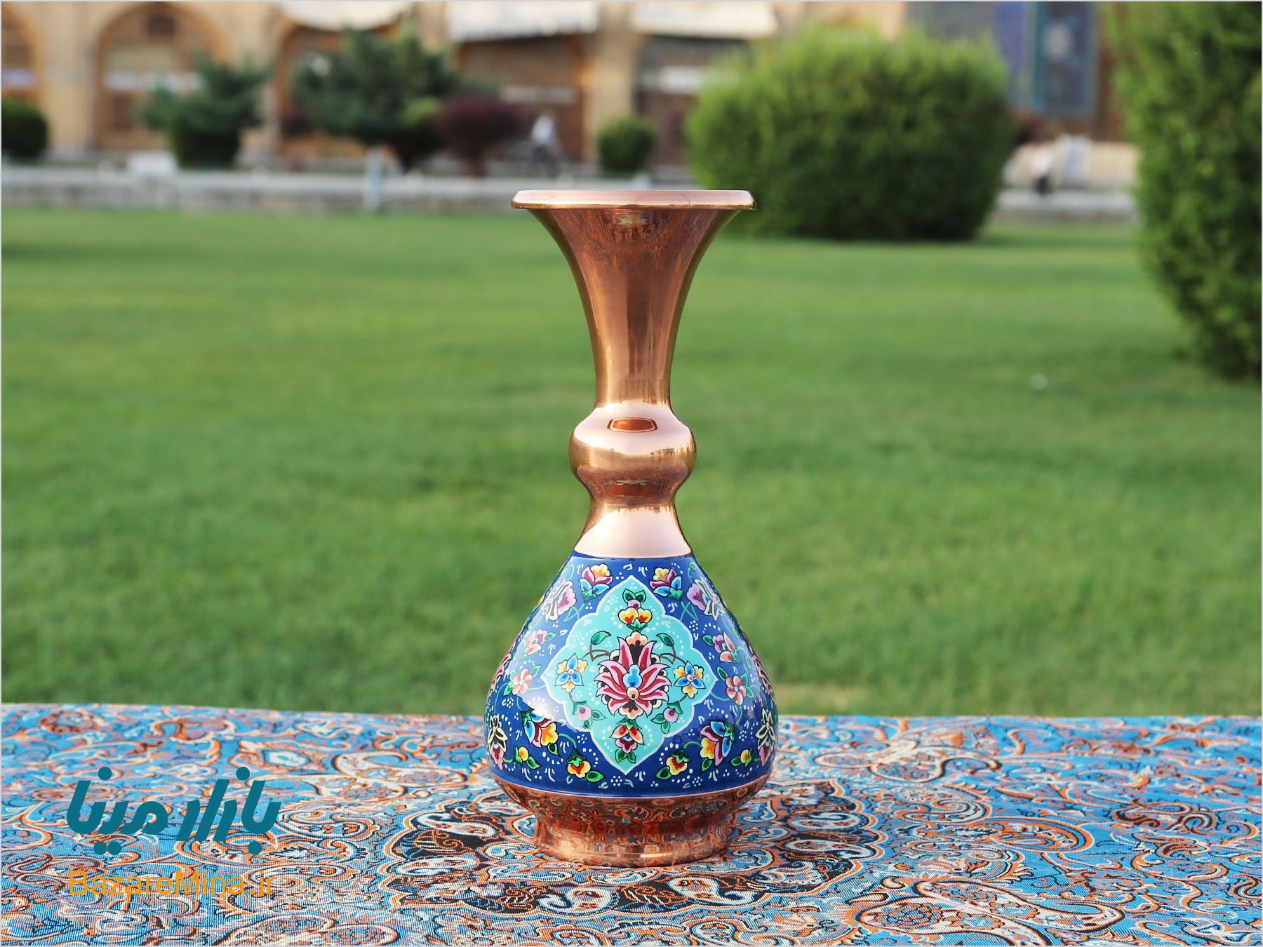 قيمت گلدان ميناکاري اصفهان