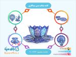 کاسه بشقاب مسی میناکاری