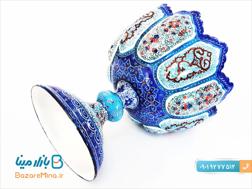 گز خوری مسی مینا کاری