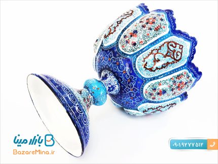 گز خوری مسی مینا کاری