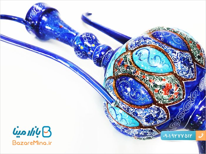 گل آبپاش مسی مینا کاری