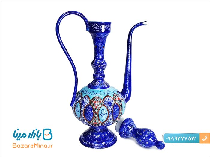 گل آبپاش مسی مینا کاری