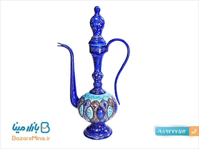 گل آبپاش مسی مینا کاری