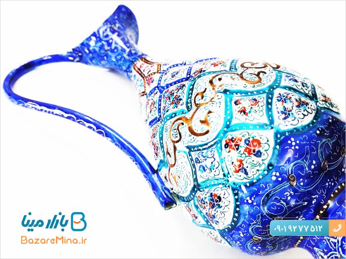 پارچ مسی مینا کاری