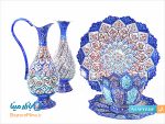 پارچ مسی میناکاری