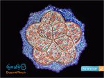 قاب سه بشقابی مینا کاری