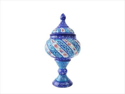 قندان پایه دار میناکاری