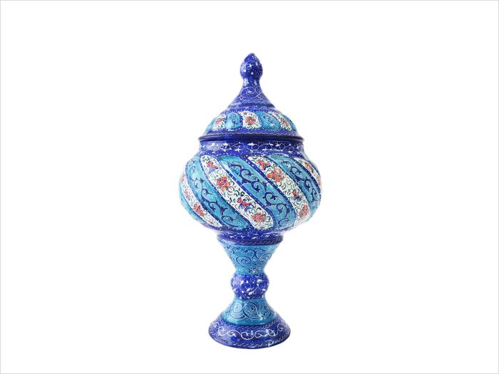 قندان پایه دار میناکاری