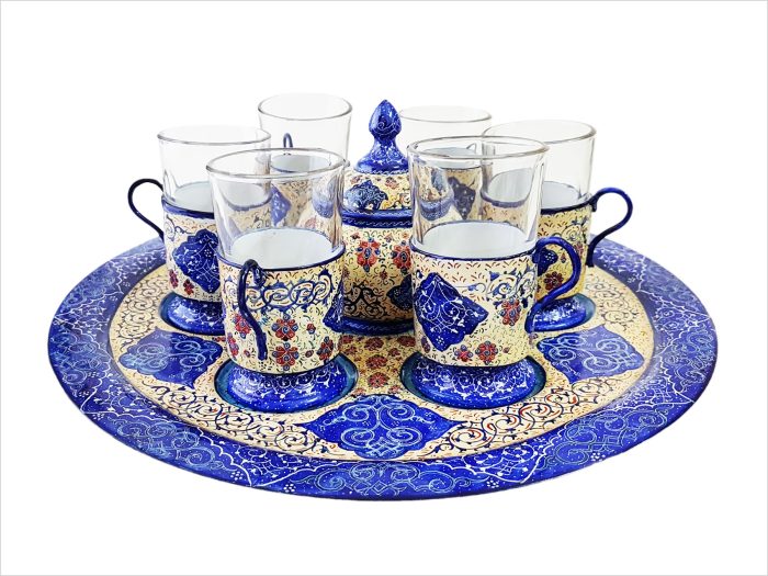 سرویس چای خوری میناکاری سرویس چای خوری میناکاری