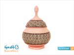 قندان مس و خاتم کاری