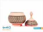 قندان مس و خاتم کاری