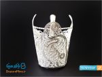 جا قاشقی ملیله کاری طرح قو
