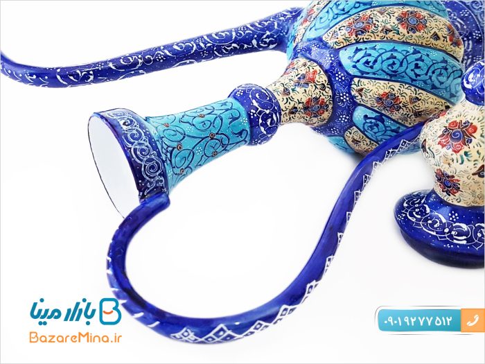 گلاب پاش مسی میناکاری
