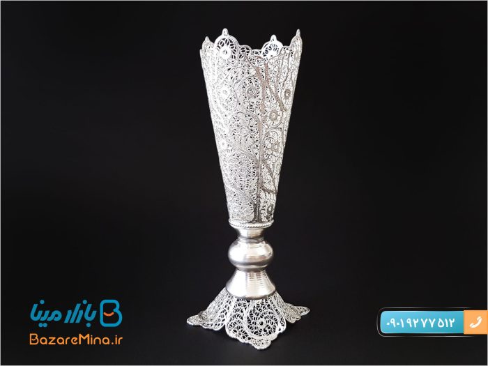 گلدان ملیله کاری سایز بزرگ