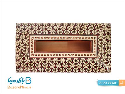 جا دستمال کاغذی خاتم کاری