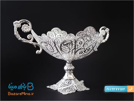 هنر ملیله کاری اصفهان صنایع دستی محبوب ایرانی کشکول ملیله کاری سایز بزرگ