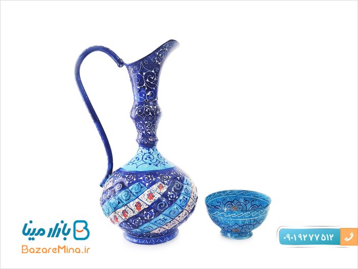 شربت خوری مسی مینا کاری