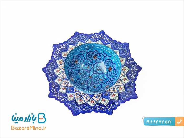 شربت خوری مسی مینا کاری