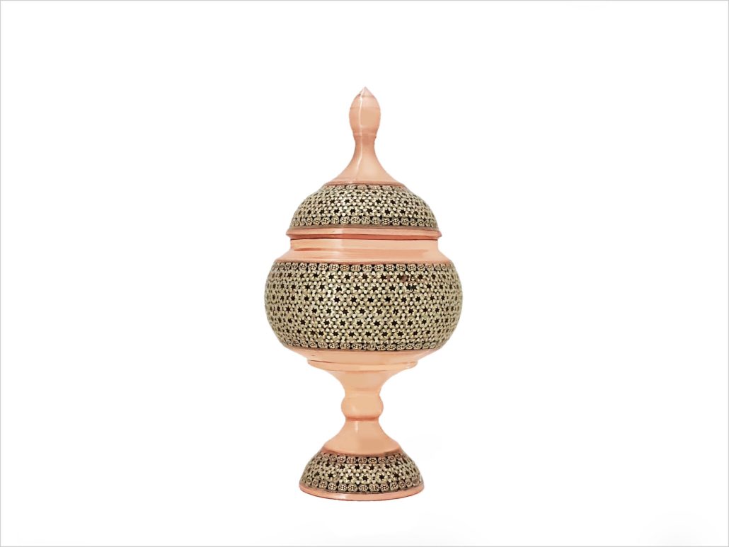 شکلات خوری مس و خاتم کاری