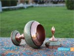 شکلات خوری مس و خاتم کاری بزرگ