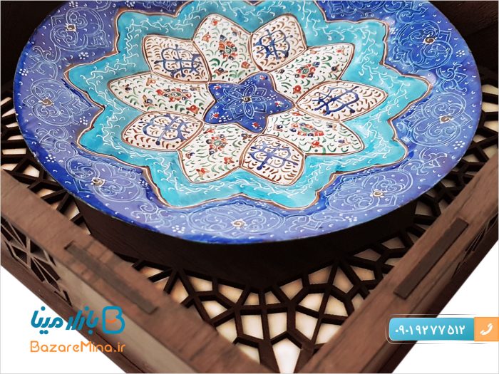 بشقاب دور گرد 16 سانتی جعبه مشبک