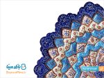 بشقاب میناکاری 30 سانتی اعلا