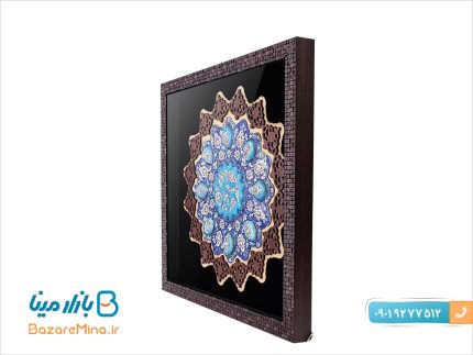 پلاک خورشیدی مینا کاری