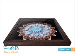 پلاک خورشیدی مینا کاری
