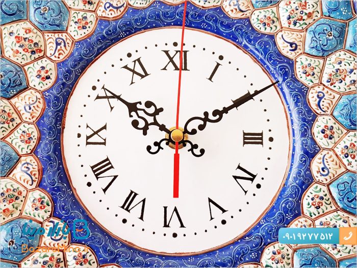 ساعت دیواری میناکاری