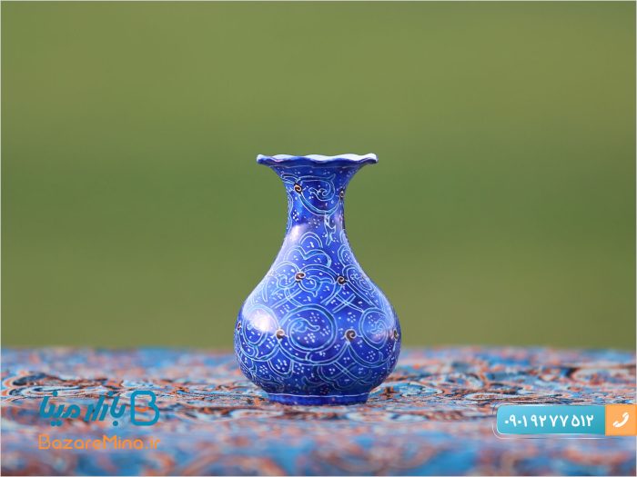 گلدان نقلی میناکاری ۸ سانتی متری
