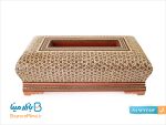جا دستمال کاغذی خاتم کاری اعلا