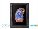 قاب میناکاری طرح بته جقه و ان یکاد