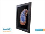 قاب میناکاری طرح بته جقه و ان یکاد