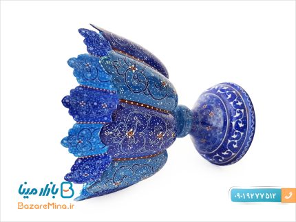 میوه خوری پایه دار میناکاری 20 سانتی متری