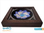 قاب بشقاب میناکاری قطر 10 سانتی متر