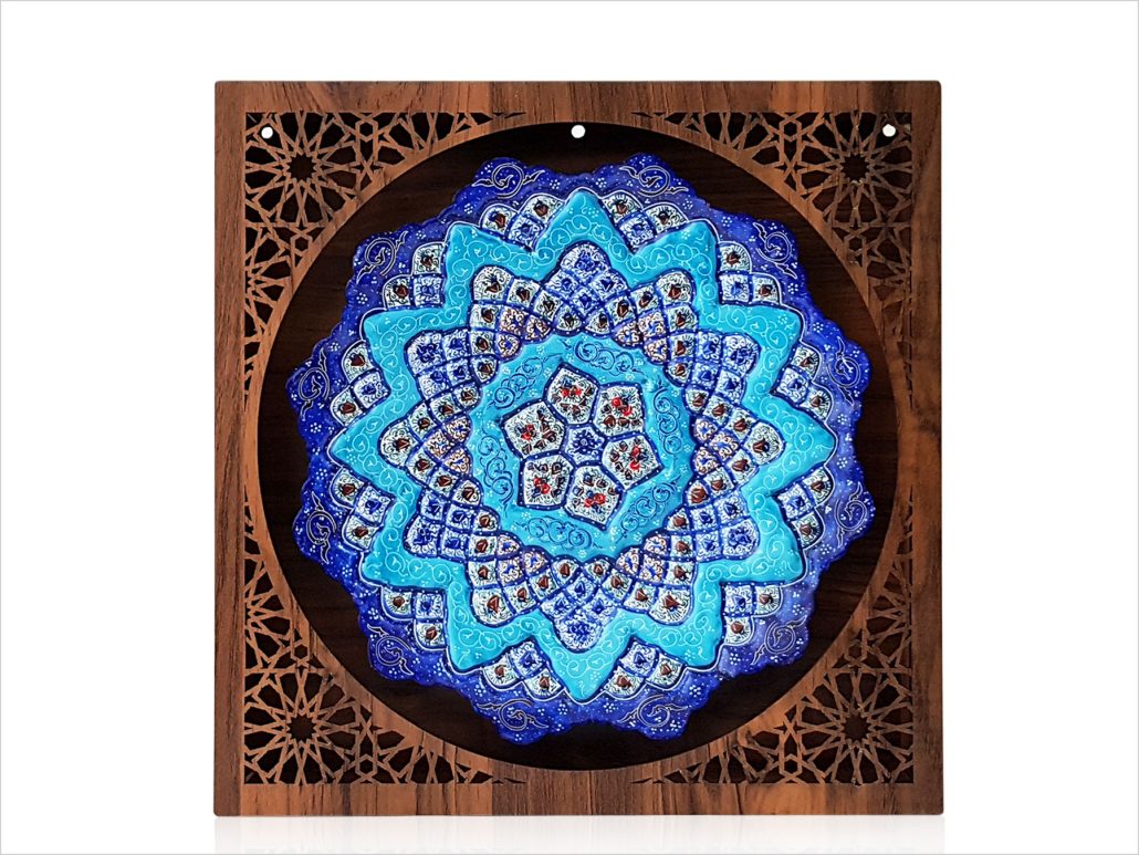 قاب میناکاری جعبه مشبک