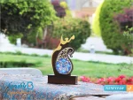 تندیس میناکاری معلم طرح بته جقه