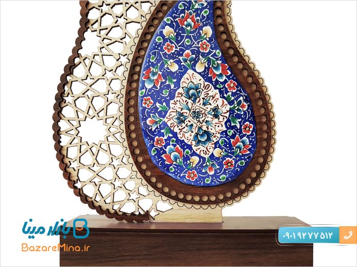 تندیس بته جقه میناکاری