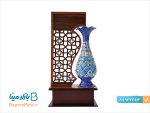 تندیس گلدان میناکاری 16 سانتی متری