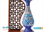 تندیس گلدان میناکاری 16 سانتی متری