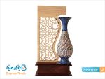 تندیس مینا کاری گلدان 20 سانتی متری