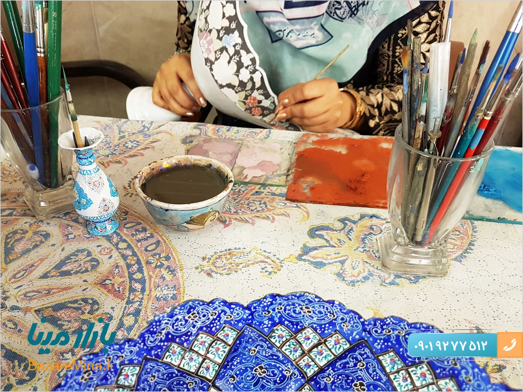 میناکاری اهواز و هنرهای صنایع دستی ایرانی میناکاری اهواز