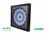 بشقاب میناکاری قاب دار