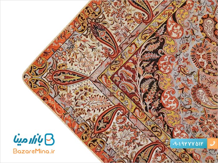 بقچه ترمه هاشمی طرح باغ بهشت - تصویر 2