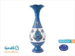 گلدان ميناکاري اسماعيلي طرح ترنج 20 سانتي متر