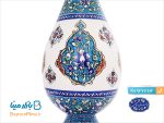 گلدان ميناکاري اسماعيلي طرح ترنج 20 سانتي متر