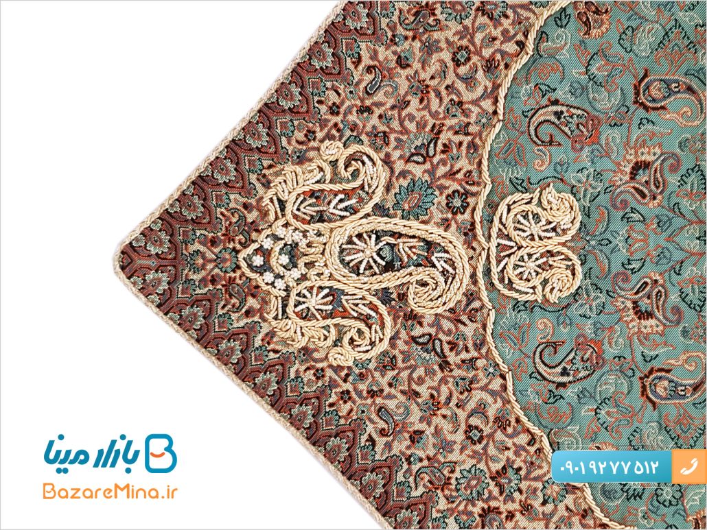 ست ترمه 3 تکه هاشمی طرح شاه پرند سرمه دوزی