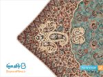 ست ترمه 3 تکه هاشمی طرح شاه پرند سرمه دوزی