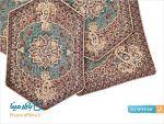 ست ترمه 3 تکه هاشمی طرح شاه پرند سرمه دوزی
