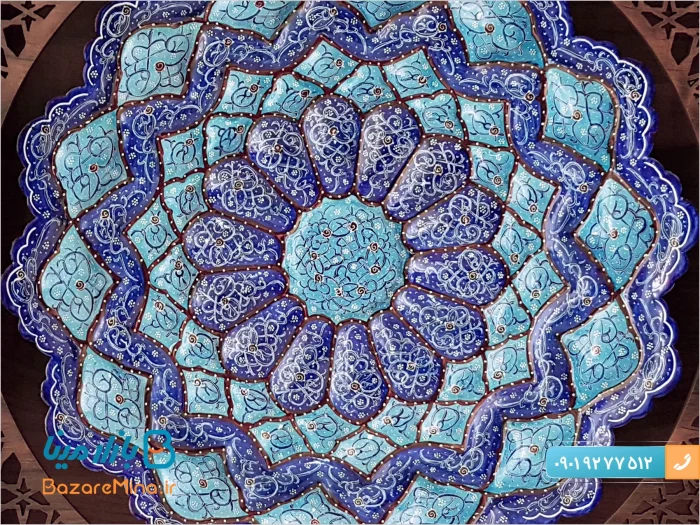 قاب میناکاری طرح جعبه مشبک